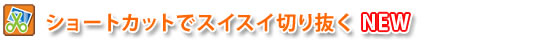 �V���[�g�J�b�g�ŃX�C�X�C�؂蔲��